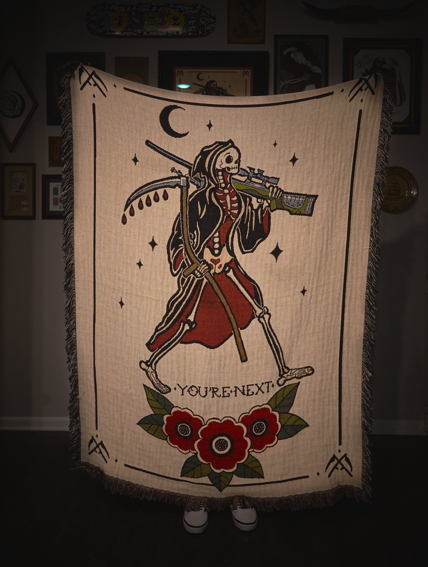 The Reaper Throw Blanket
